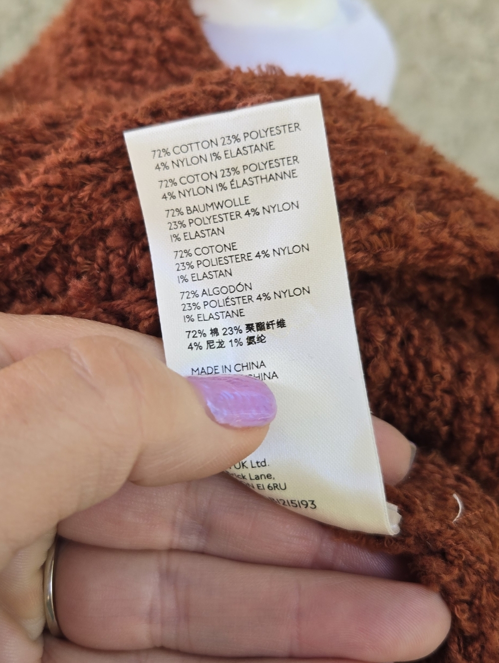 Anthropoligie Pilcro Chunky Off-Shoulder Rust Sweater - Women's Cozy Pullover - Picture 11 of 11